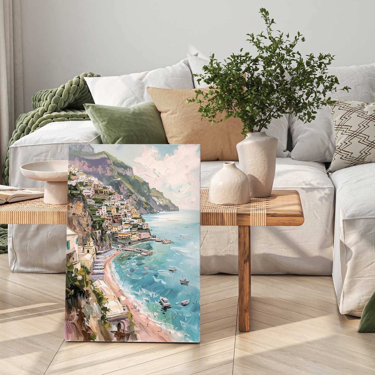 Coastal Charm Print on Canvas