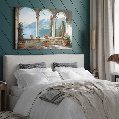 Lakeside Repose Print on Canvas
