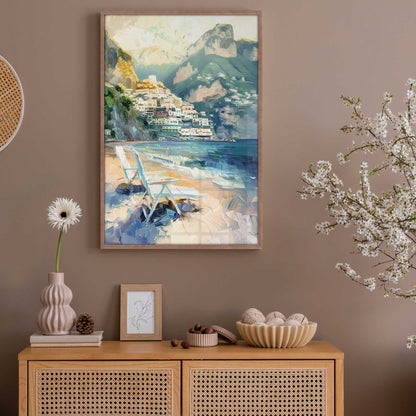 Positano Beachfront Idyll Print