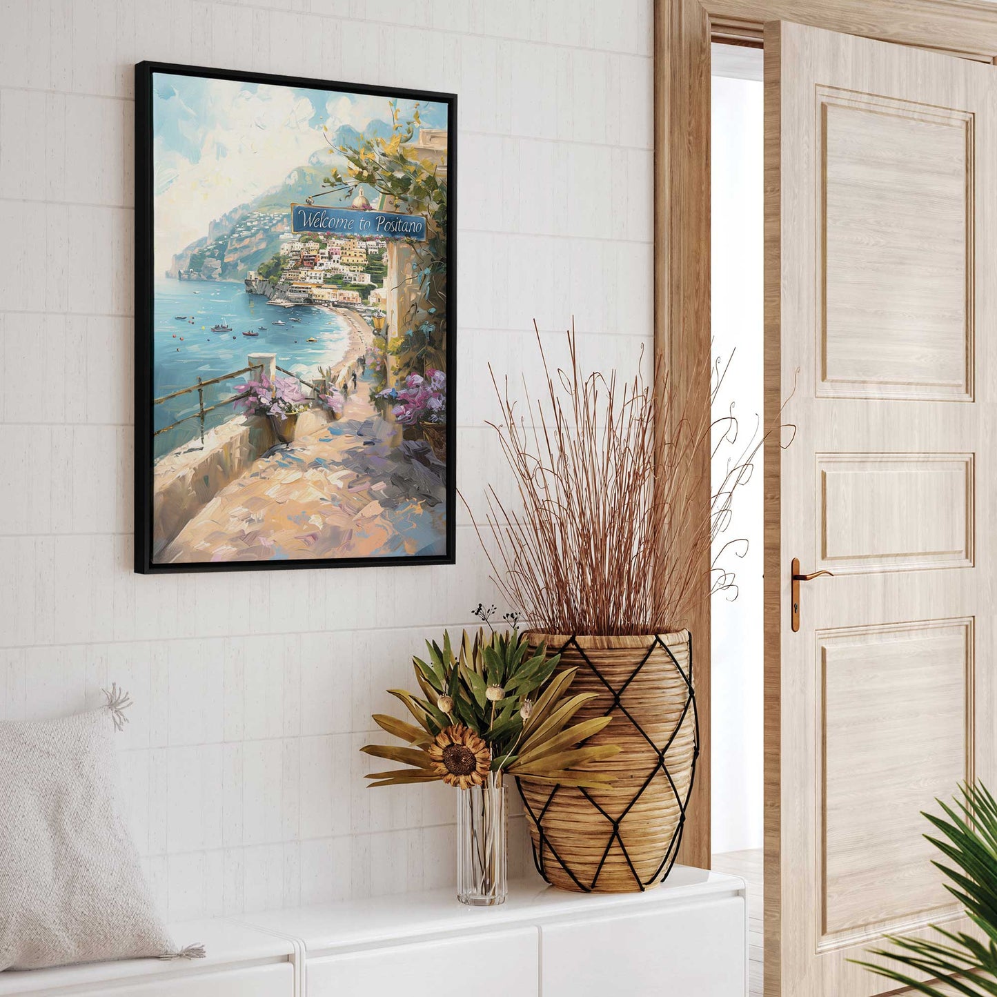 Positano Paradise Print on Canvas
