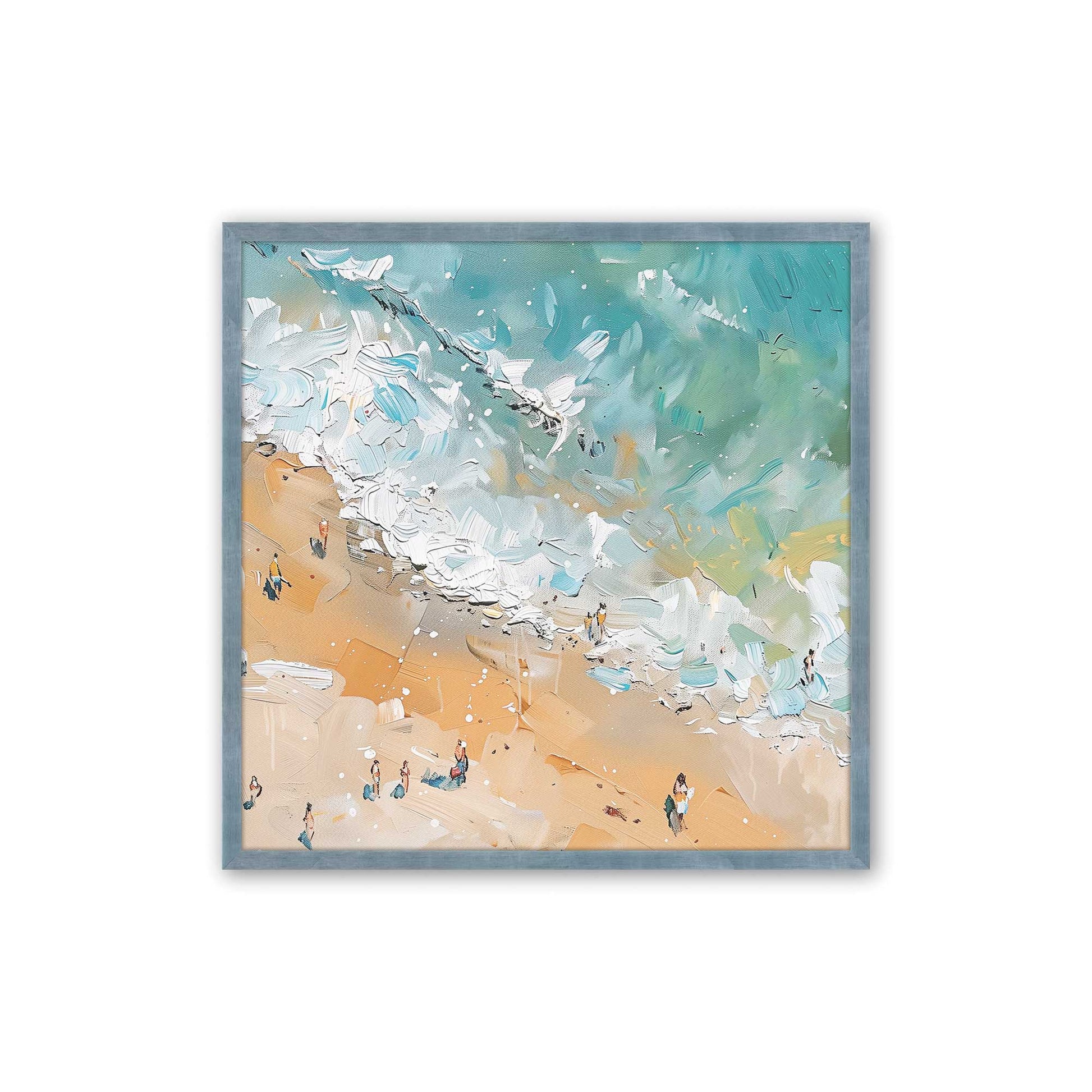 [Color:Electric Sky], Picture of art in a Electric Sky frame