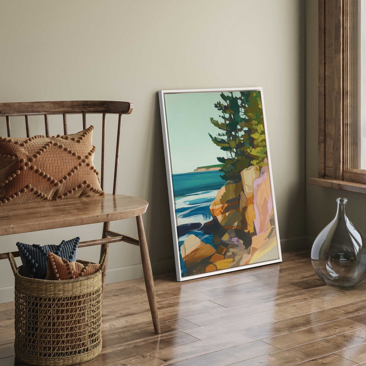 Seacliff Whispers v2 Print on Canvas