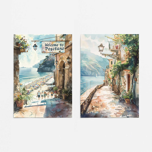 Coastal Greeting Set of 2 Promotional Rolled Prints