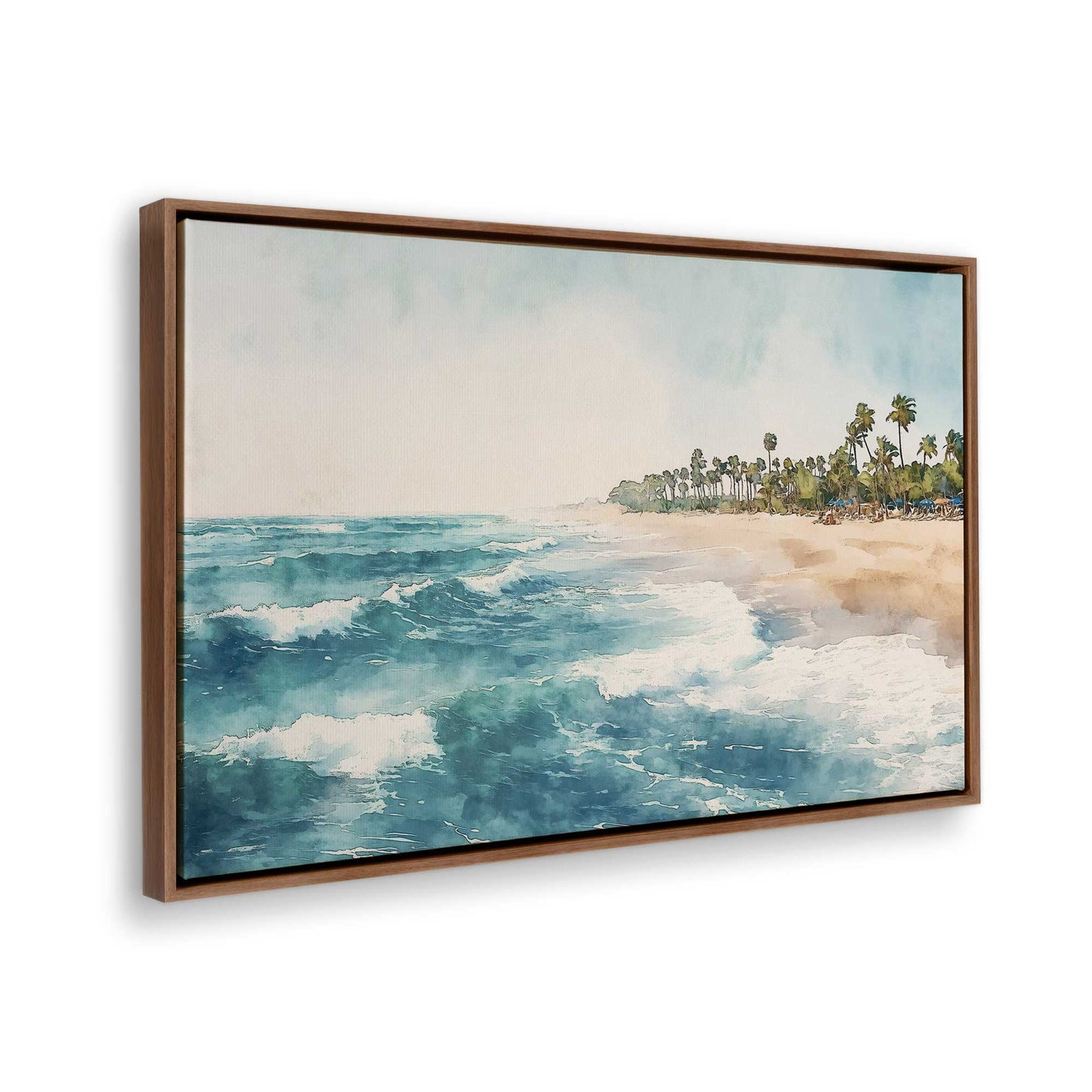[Color:Walnut], Picture of the corner of the art