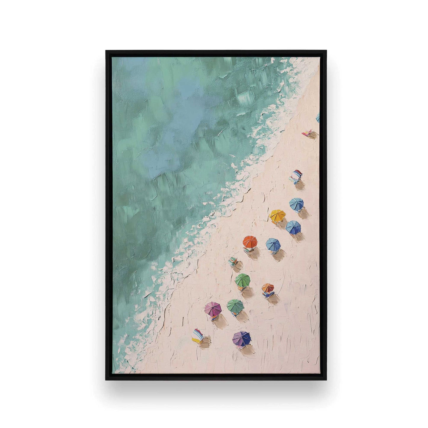 [Color:Satin Black], Picture of art in a Satin Black frame