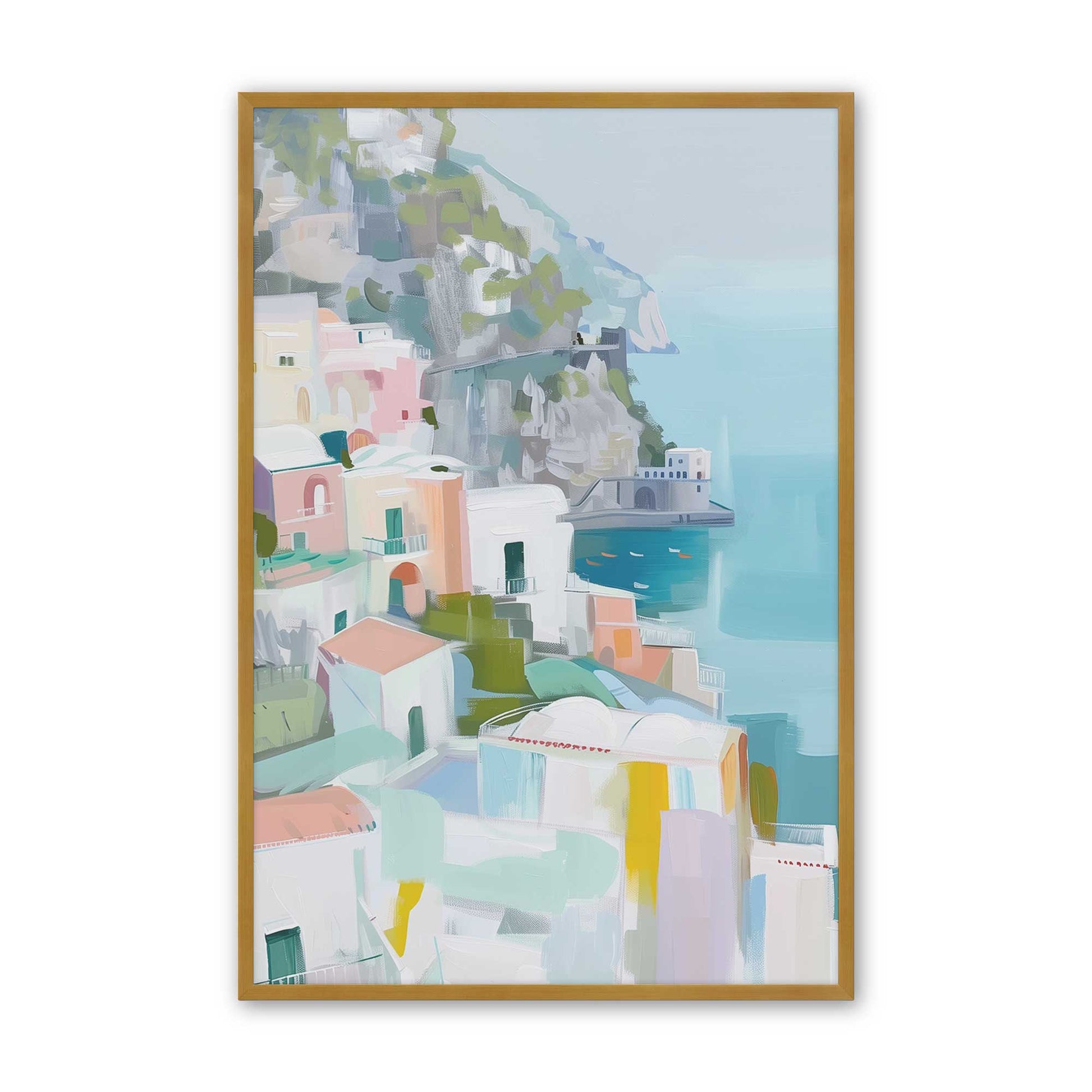 [Color:Polished Gold], Picture of art in a Polished Gold frame