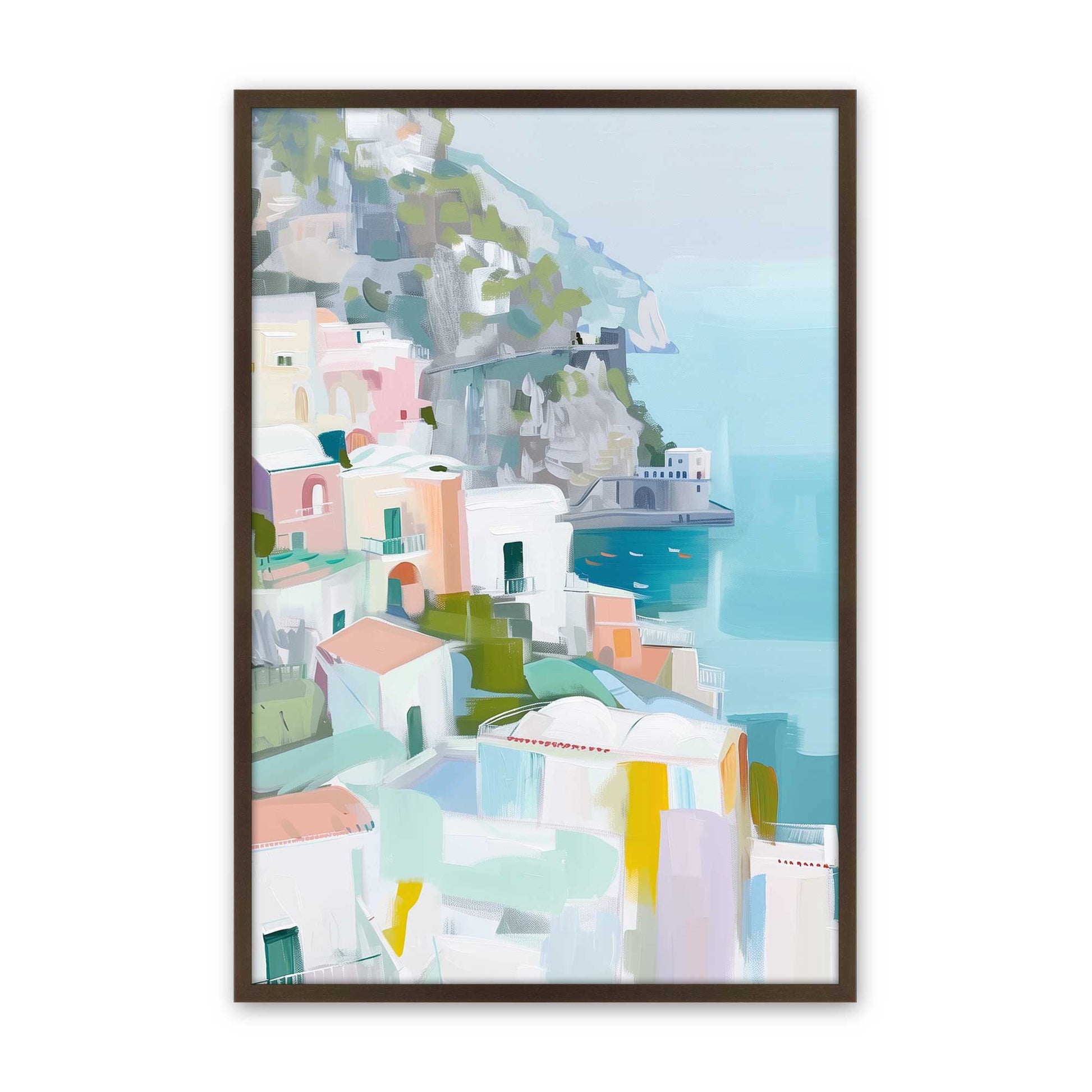 [Color:Belvinder Brown], Picture of art in a Belvinder Brown frame