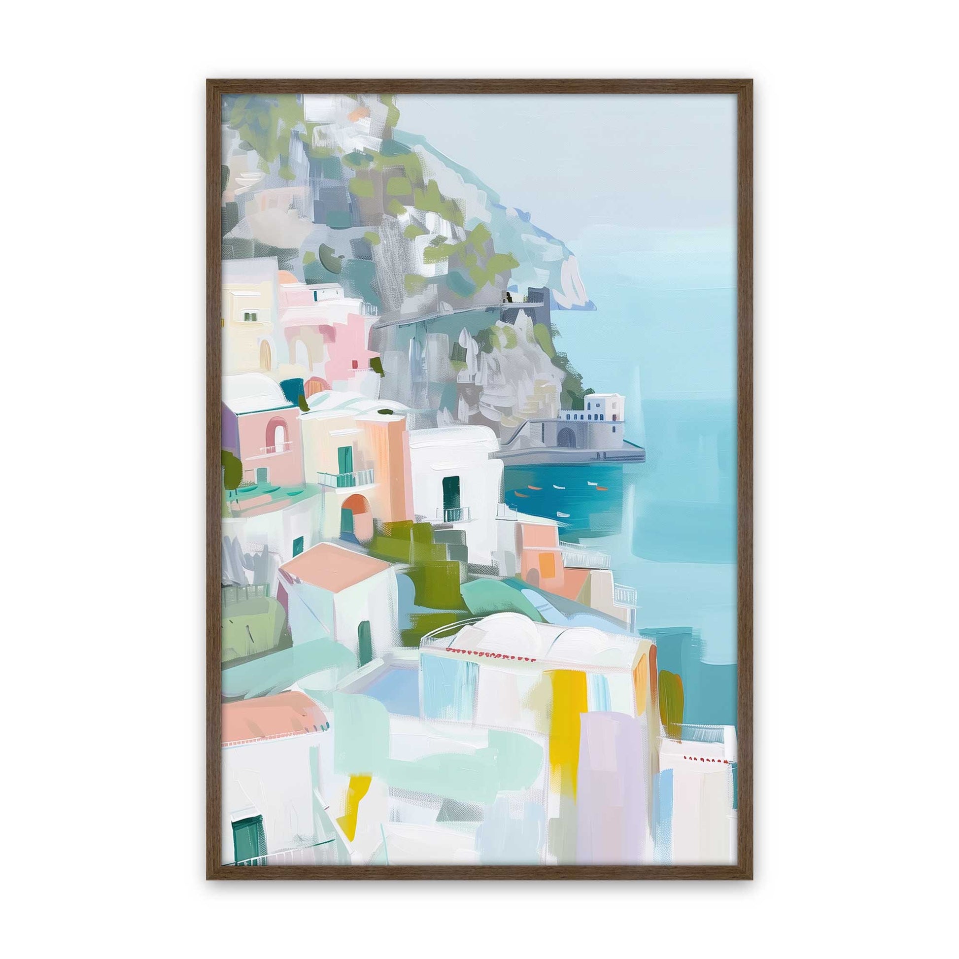 [Color:Walnut], Picture of art in a Walnut frame