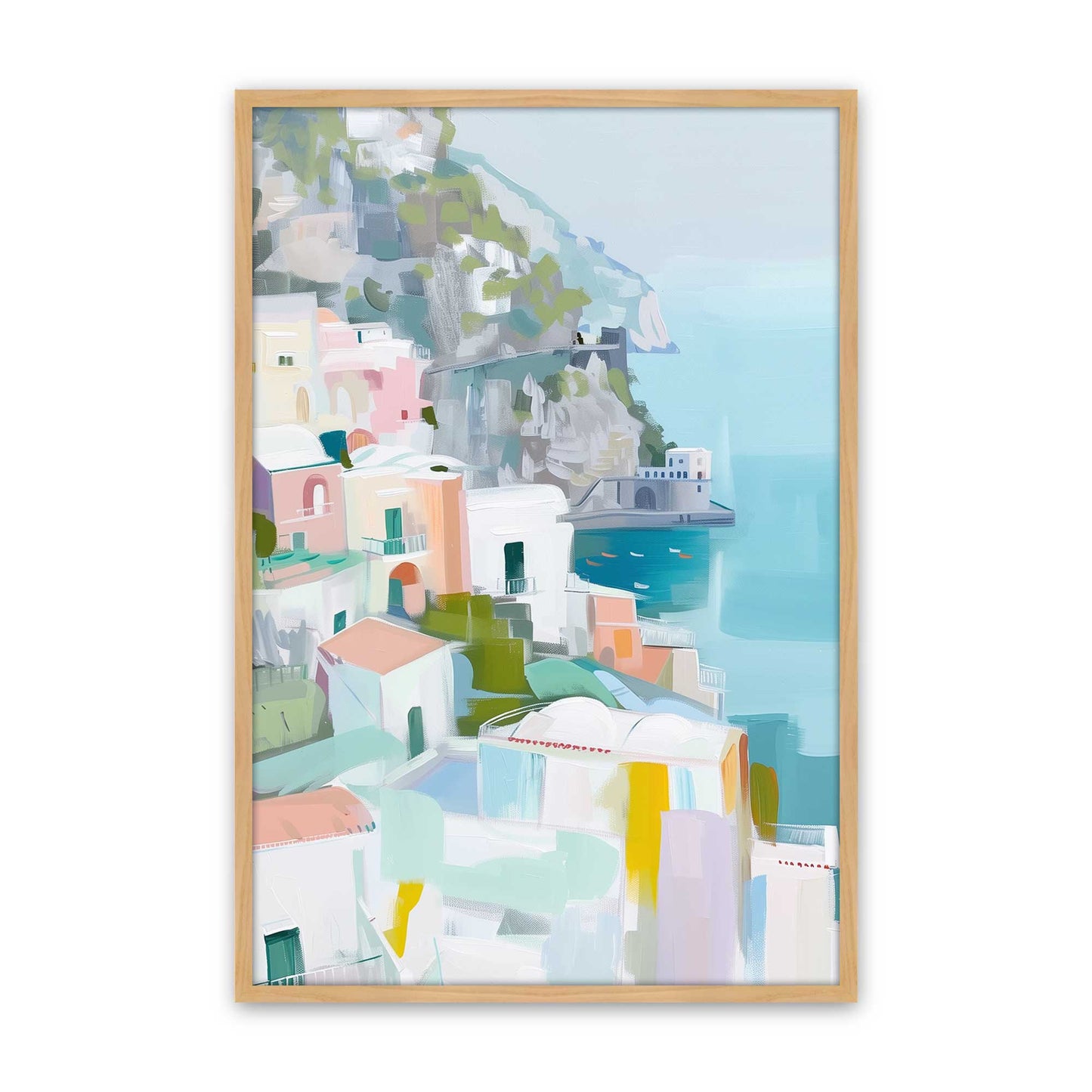 [Color:American Maple], Picture of art in a American Maple frame