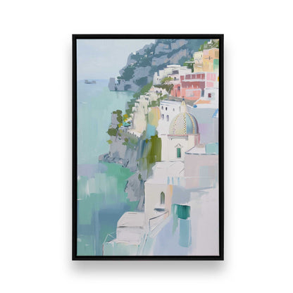 [Color:Satin Black], Picture of art in a Satin Black frame