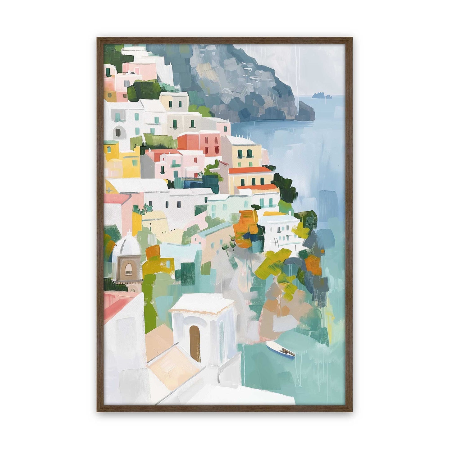 [Color:Walnut], Picture of art in a Walnut frame