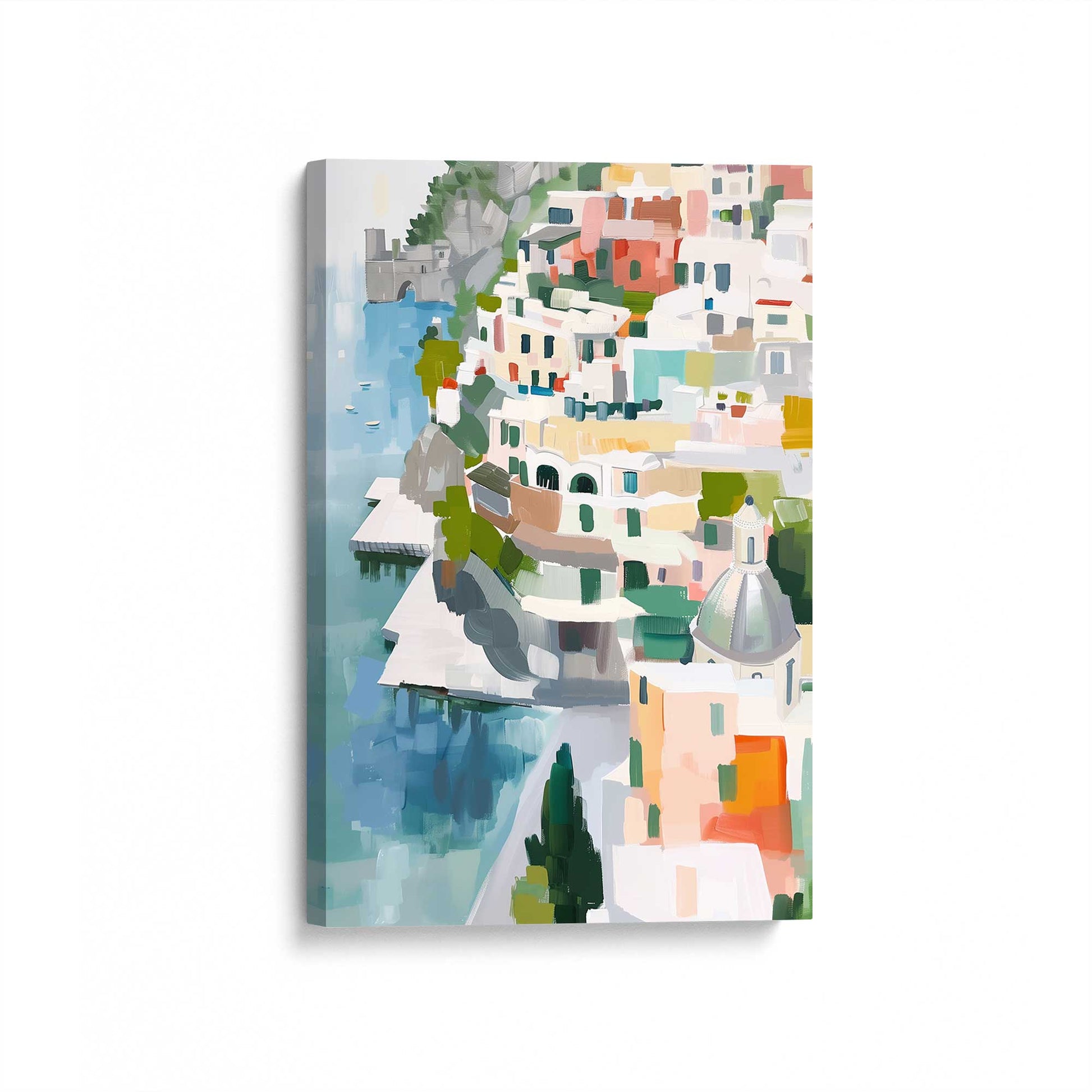 [Color:Stretched Canvas], Picture of art at an angle