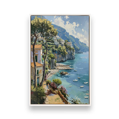 [Color:Opaque White], Picture of art in a White frame