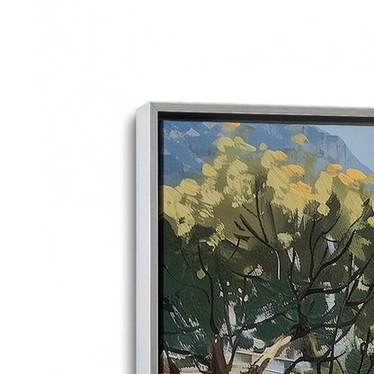 [Color:Polished Chrome], Picture of art in a Polished Chrome frame at an angle
