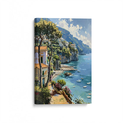 [Color:Stretched Canvas], Picture of art at an angle