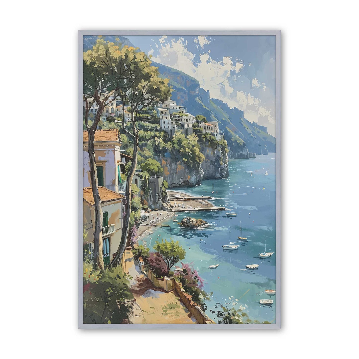 [Color:Polished Chrome], Picture of art in a Polished Chrome frame