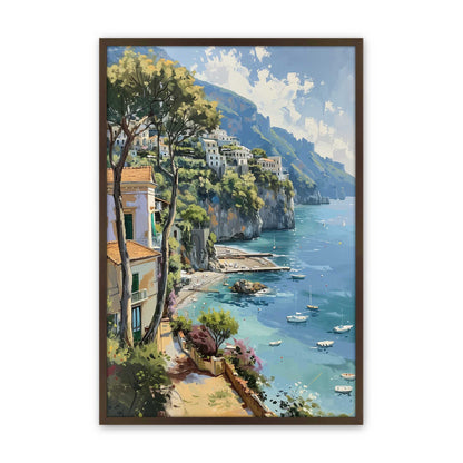 [Color:Belvinder Brown], Picture of art in a Belvinder Brown frame