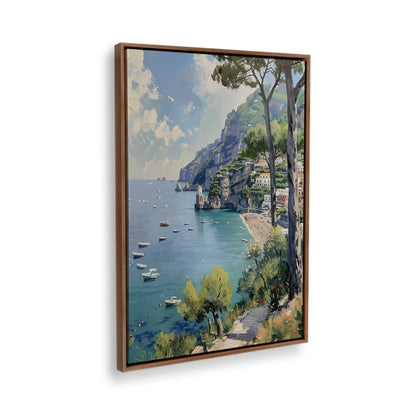 [Color:Walnut], Picture of the corner of the art