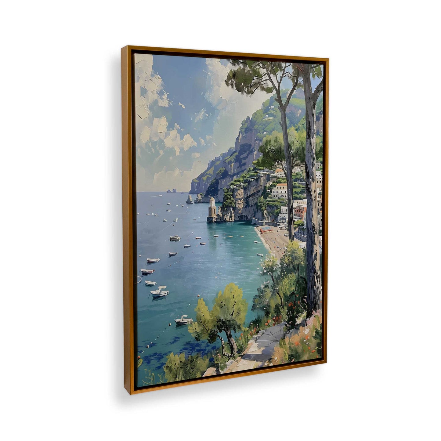 [Color:Polished Gold], Picture of the corner of the art