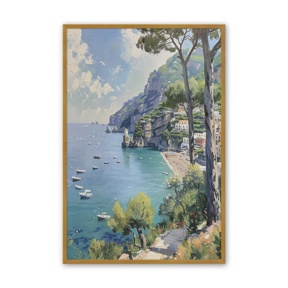 [Color:Polished Gold], Picture of art in a Polished Gold frame