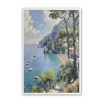 [Color:Opaque White], Picture of art in a Opaque White frame