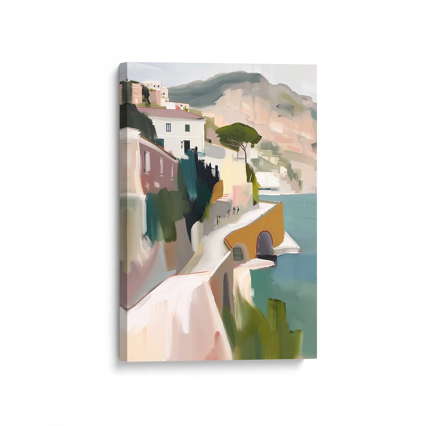 [Color:Stretched Canvas], Picture of art at an angle