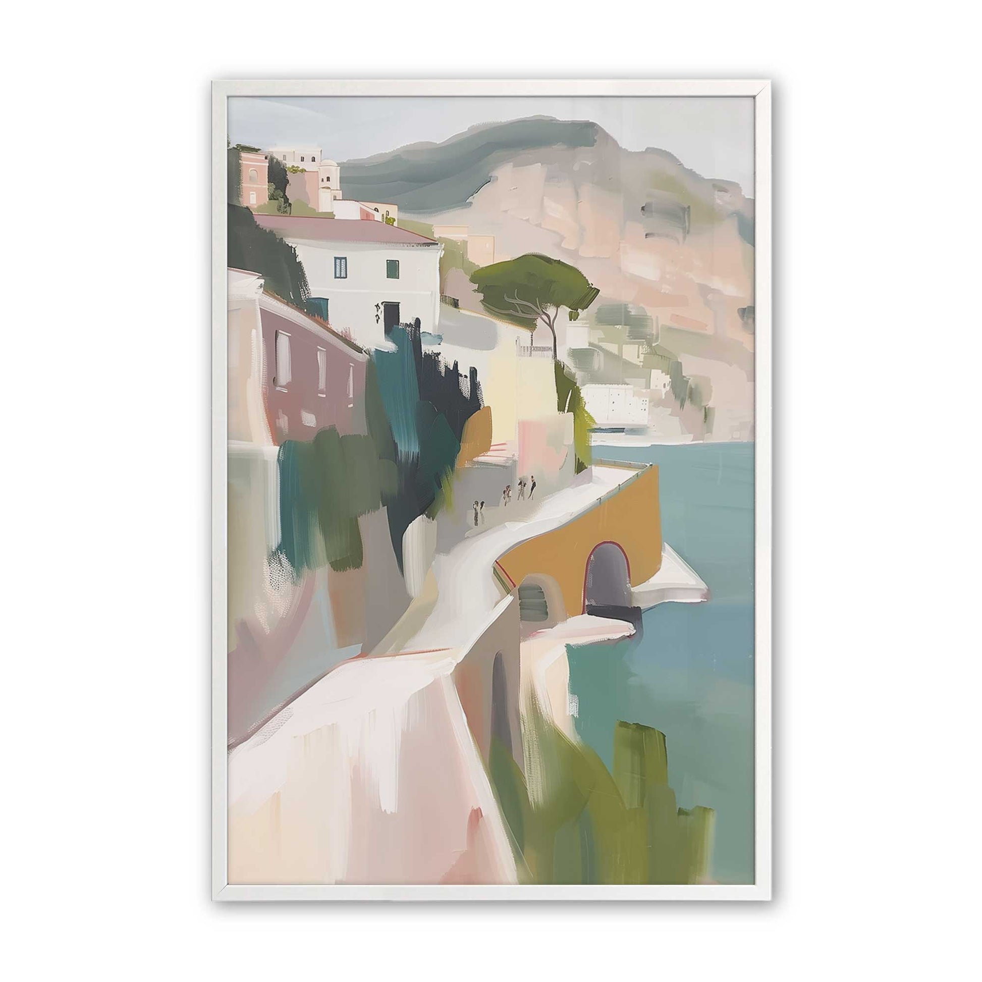 [Color:Opaque White], Picture of art in a Opaque White frame