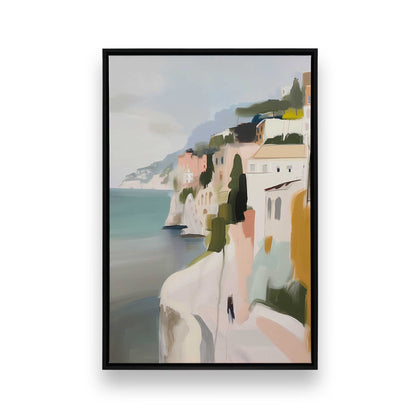 [Color:Satin Black], Picture of art in a Satin Black frame