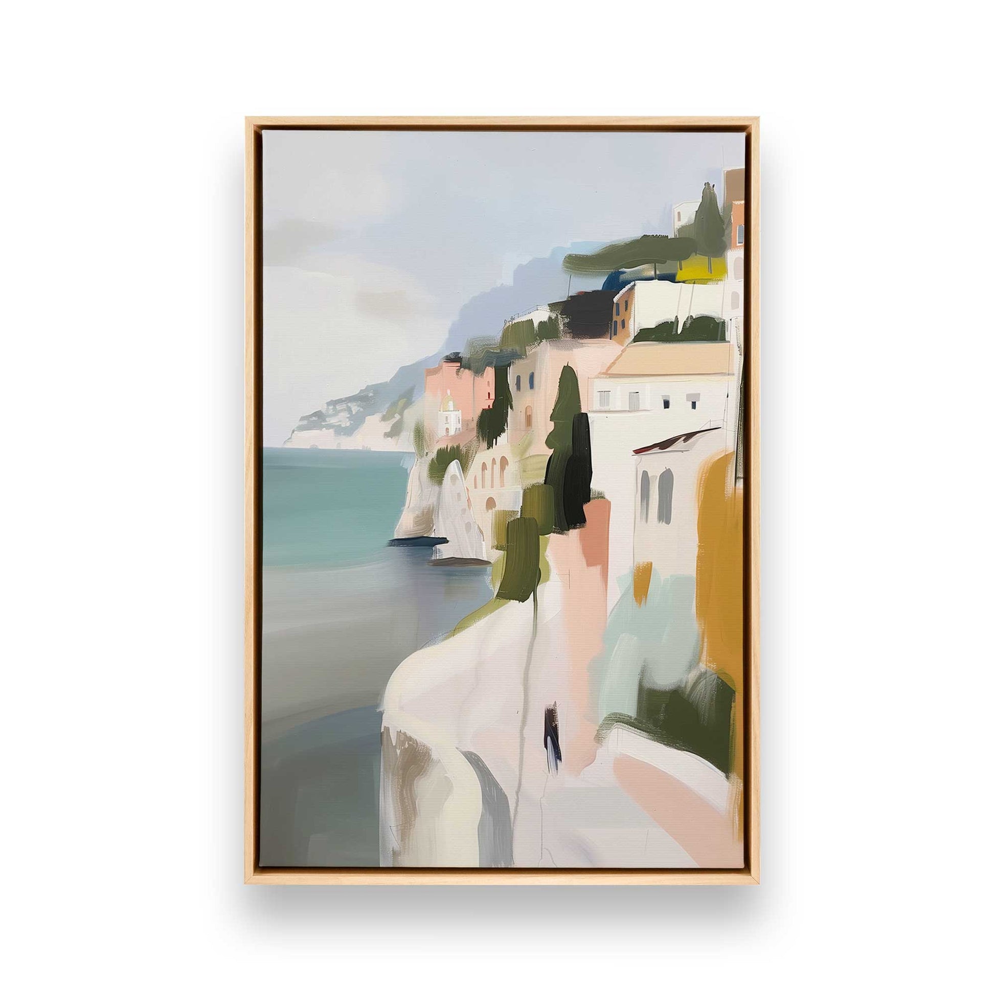 [Color:American Maple], Picture of art in a American Maple frame