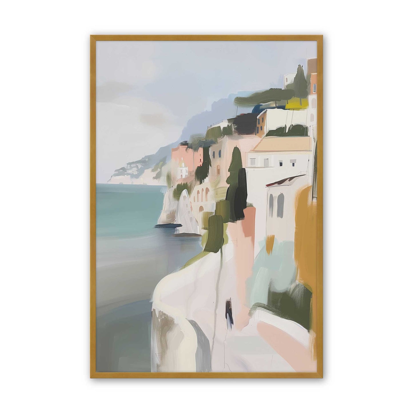 [Color:Polished Gold], Picture of art in a Polished Gold frame