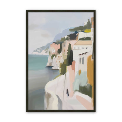[Color:Satin Black], Picture of art in a Satin Black frame