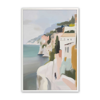 [Color:Opaque White], Picture of art in a Opaque White frame