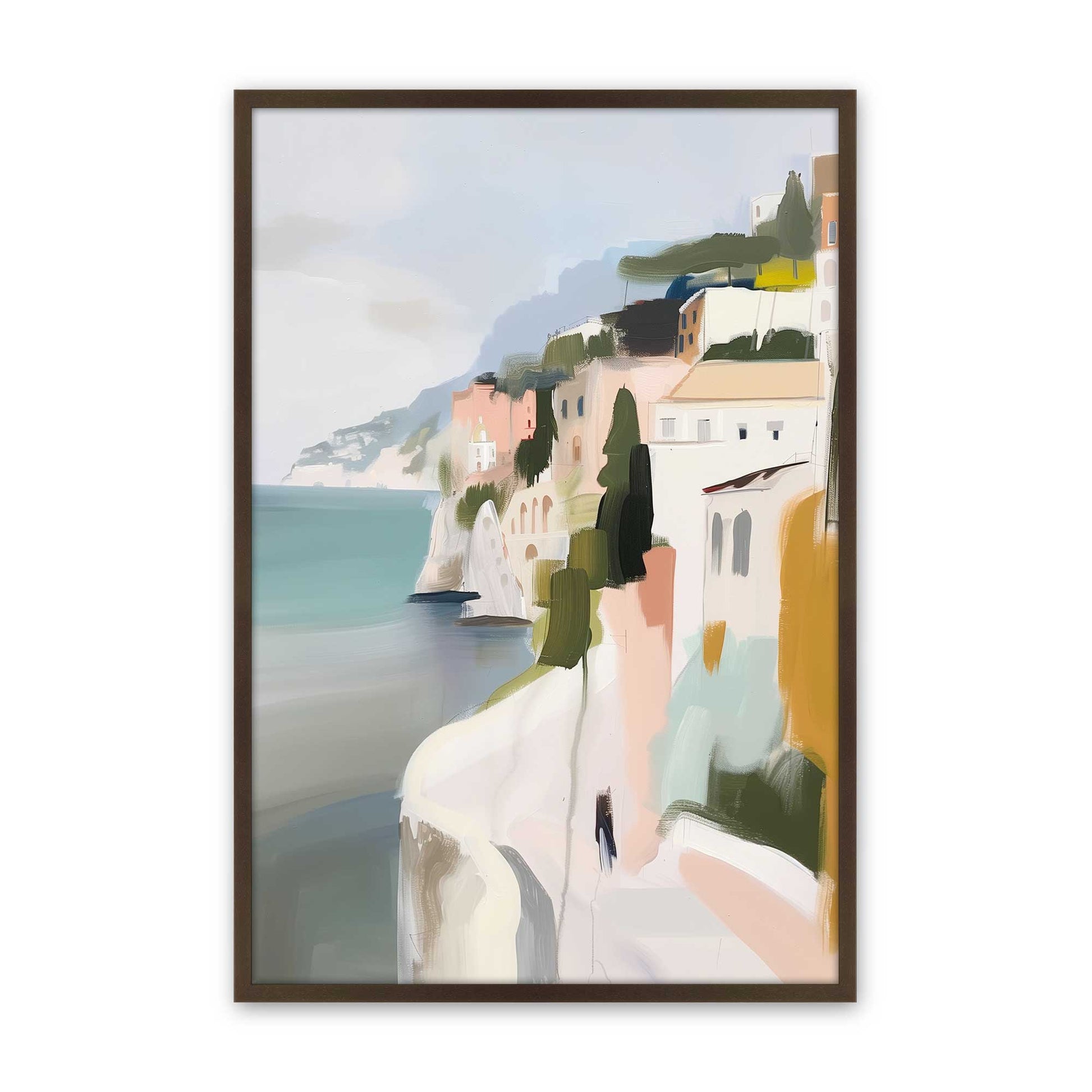 [Color:Belvinder Brown], Picture of art in a Belvinder Brown frame