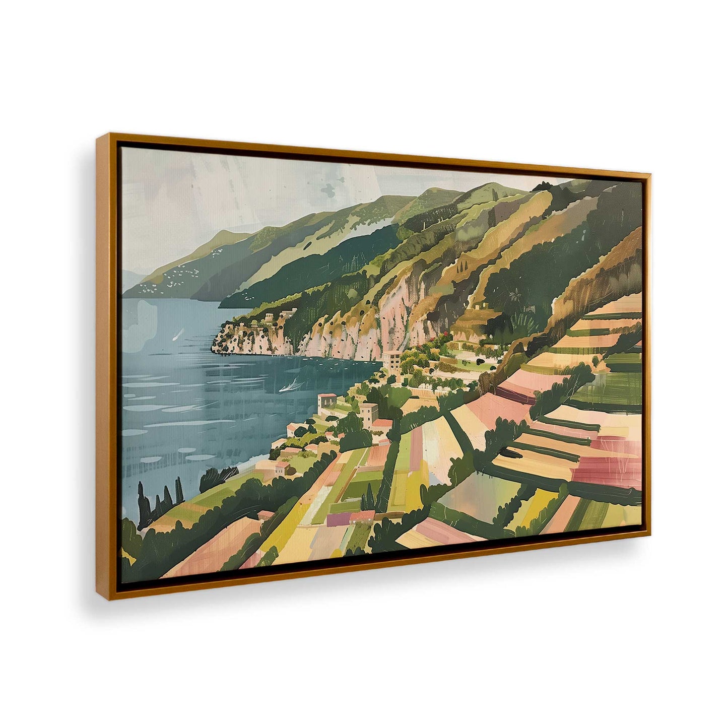 [Color:Polished Gold], Picture of the corner of the art