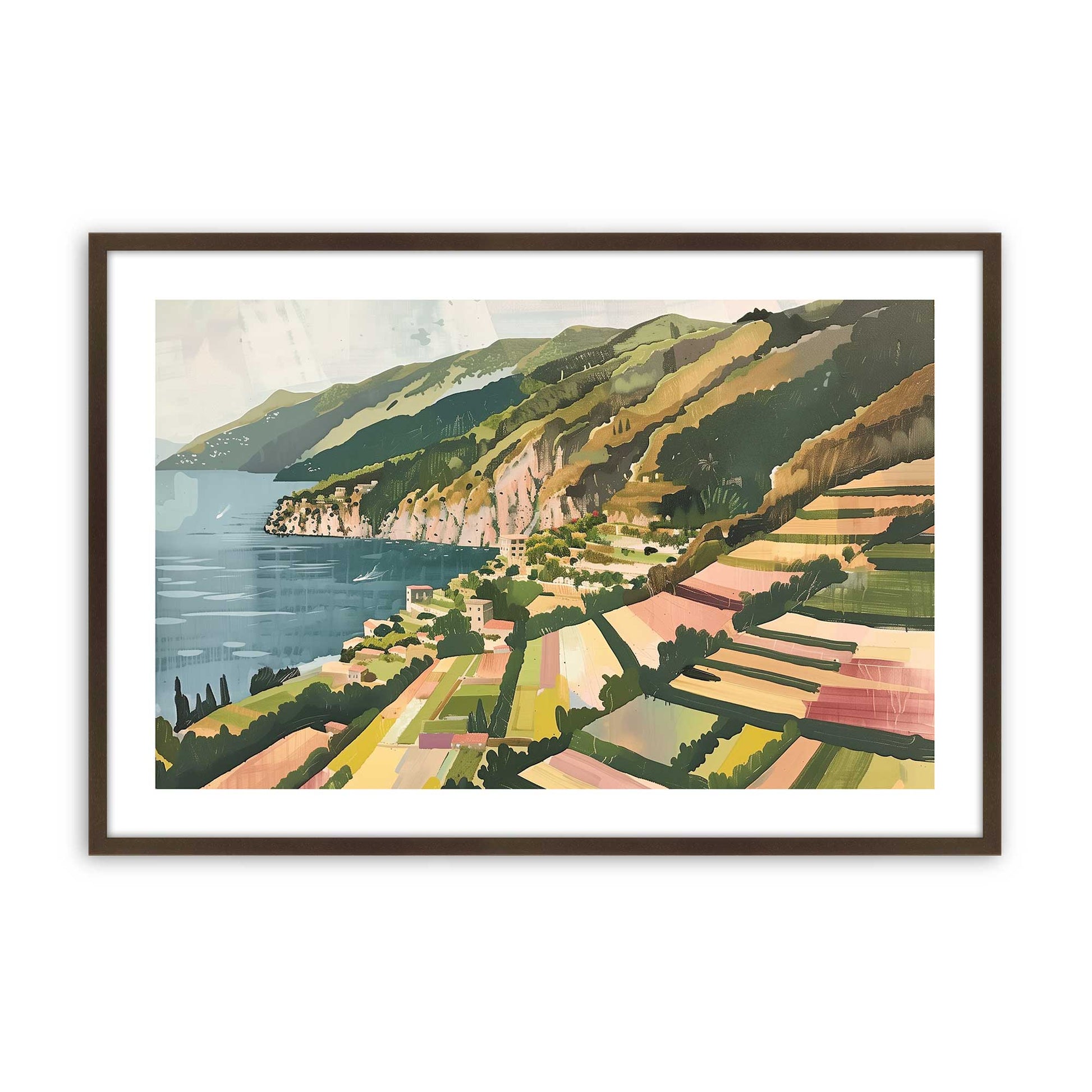 [Color:Belvinder Brown], Picture of art in a Belvinder Brown frame