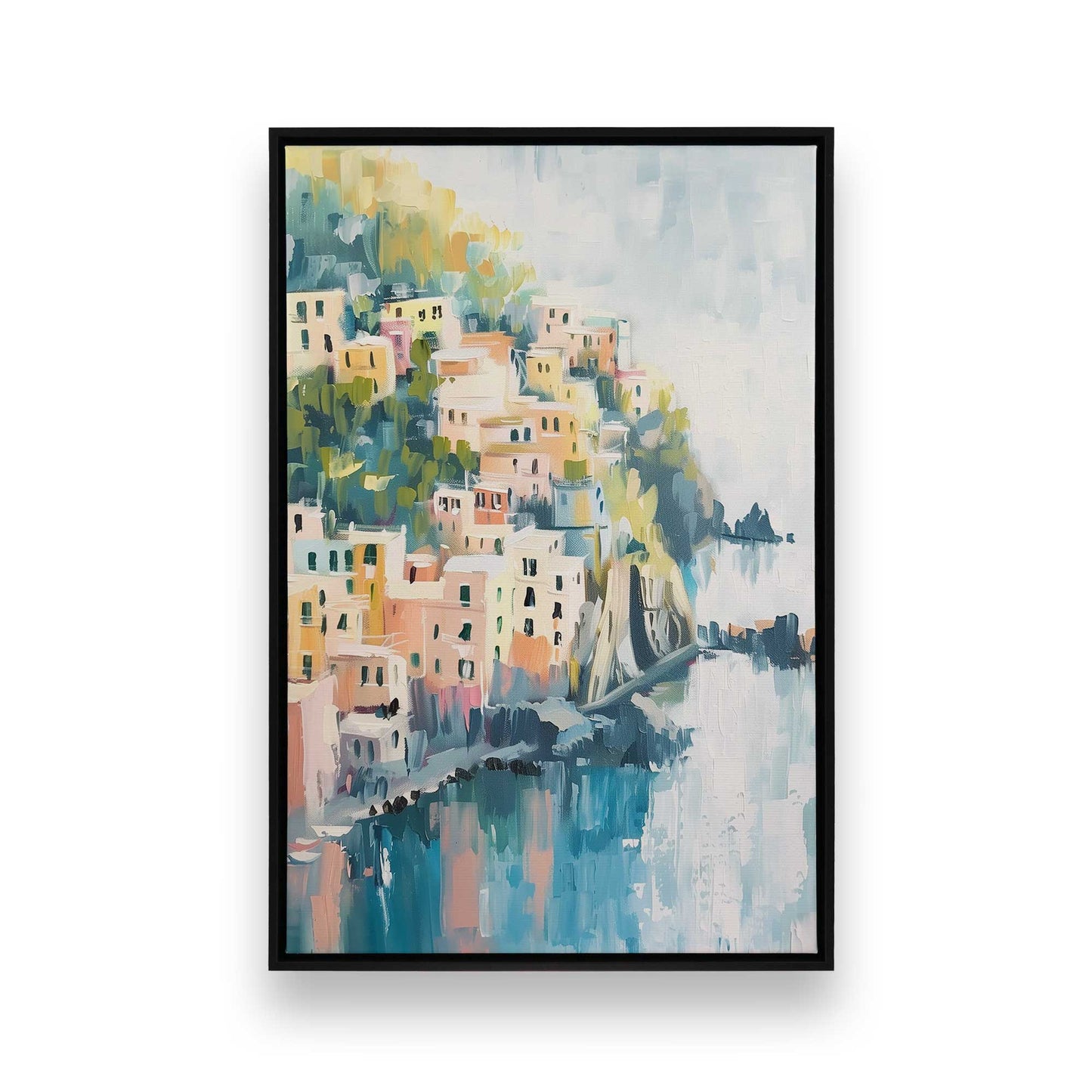 [Color:Satin Black], Picture of art in a Satin Black frame
