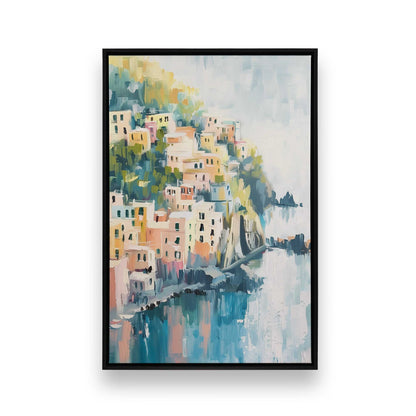 [Color:Satin Black], Picture of art in a Satin Black frame