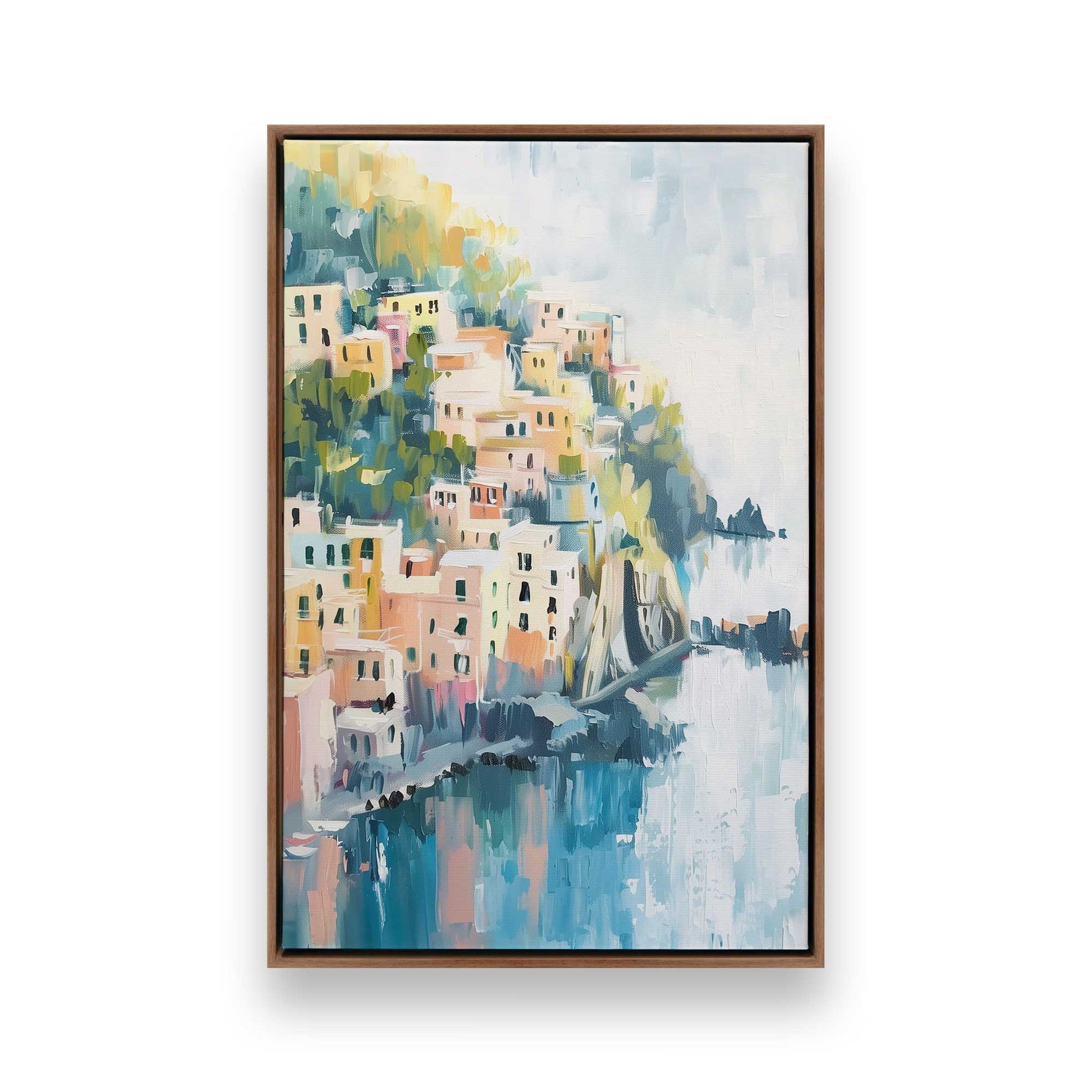 [Color:Walnut], Picture of art in a Walnut frame