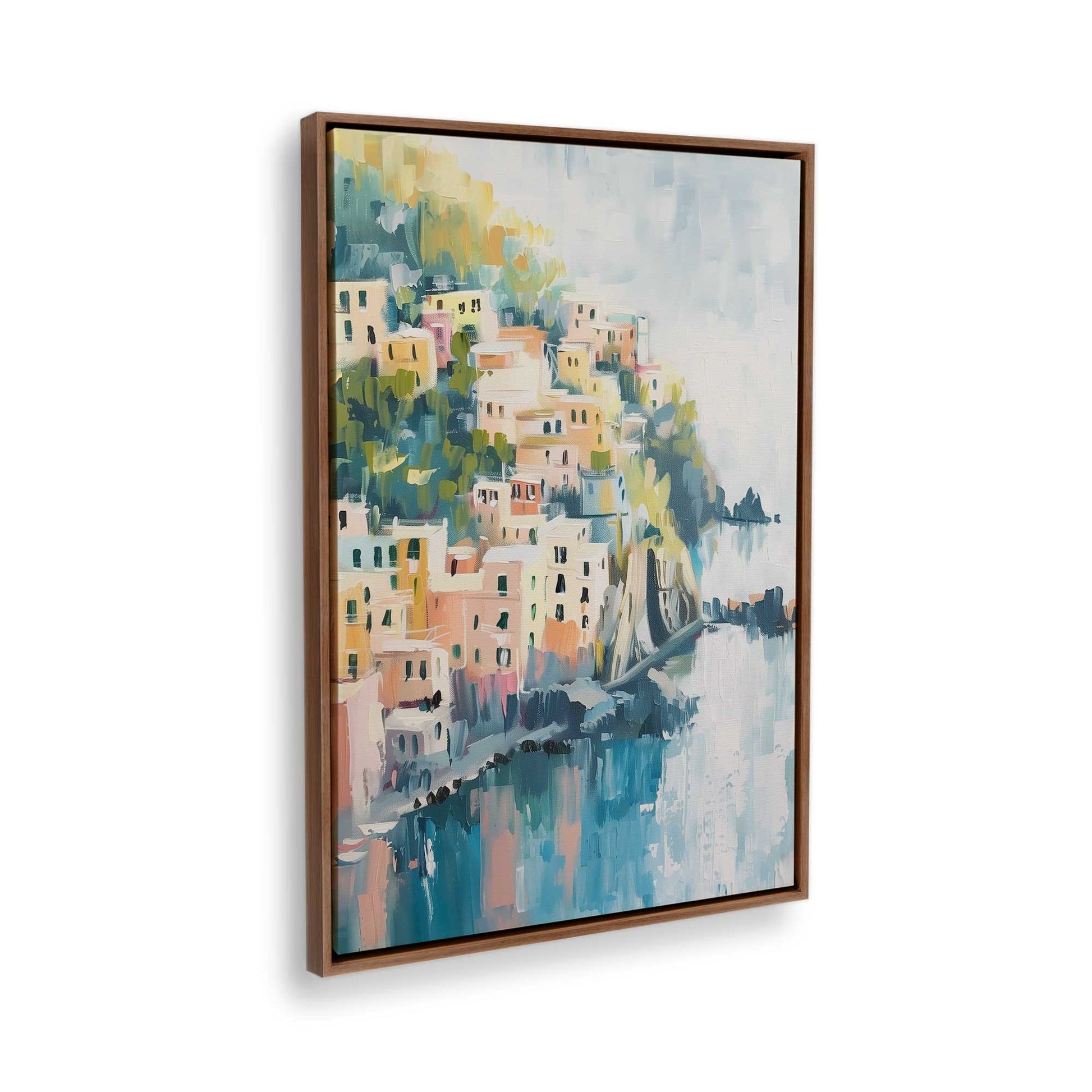 [Color:Walnut], Picture of the corner of the art