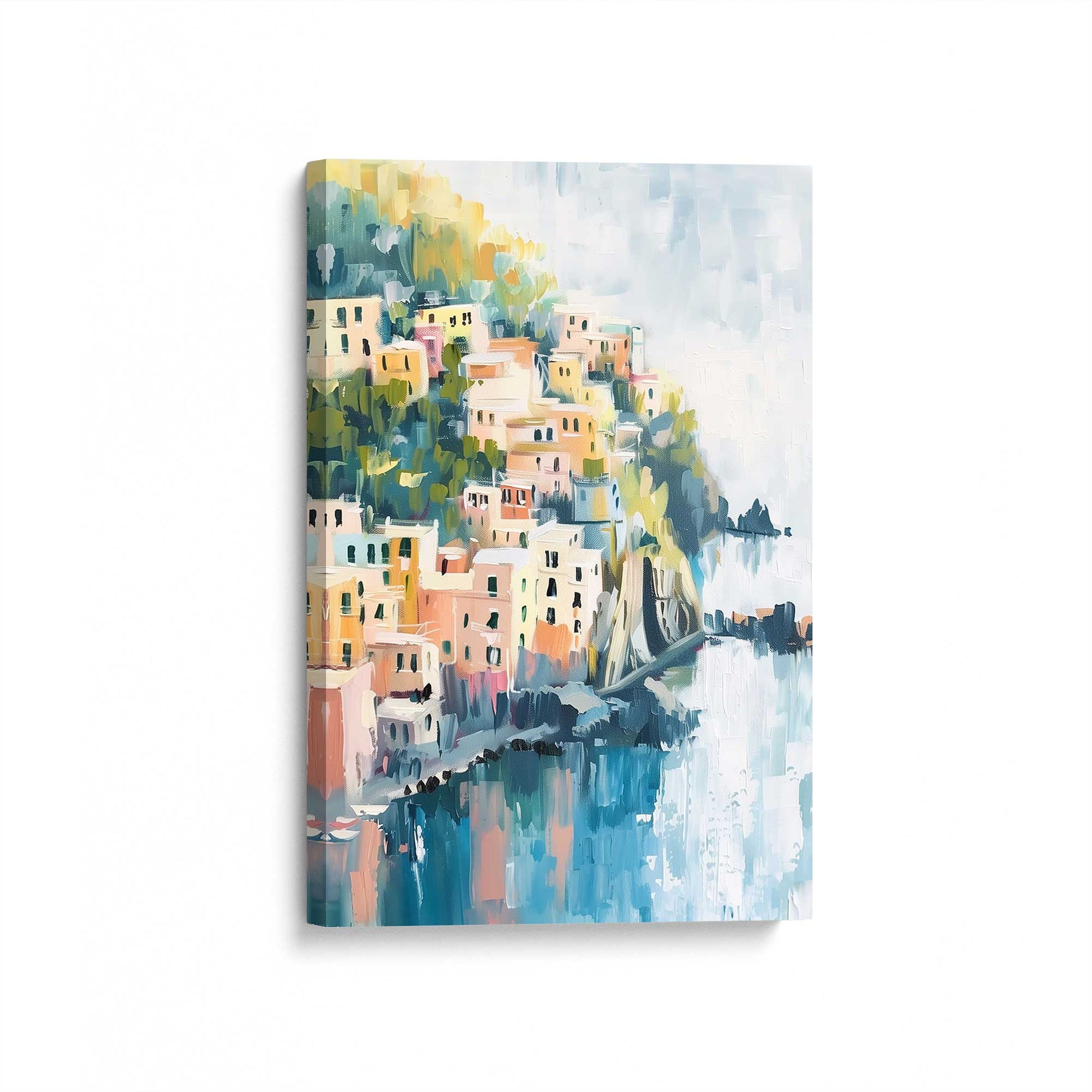 [Color:Stretched Canvas], Picture of art at an angle