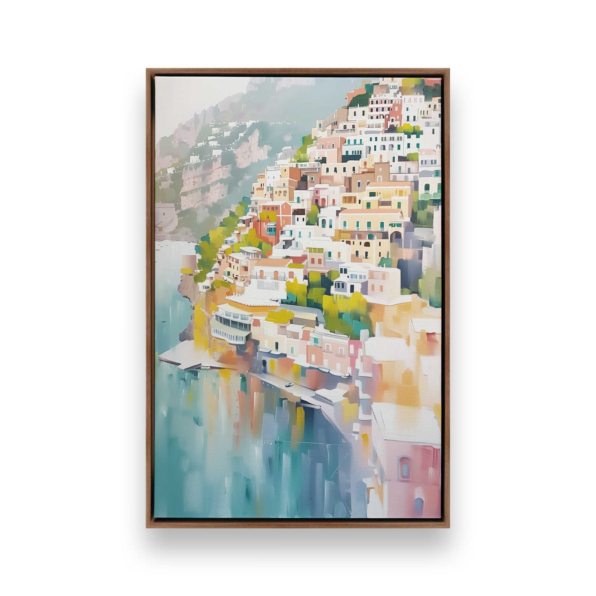 [Color:Walnut], Picture of art in a Walnut frame