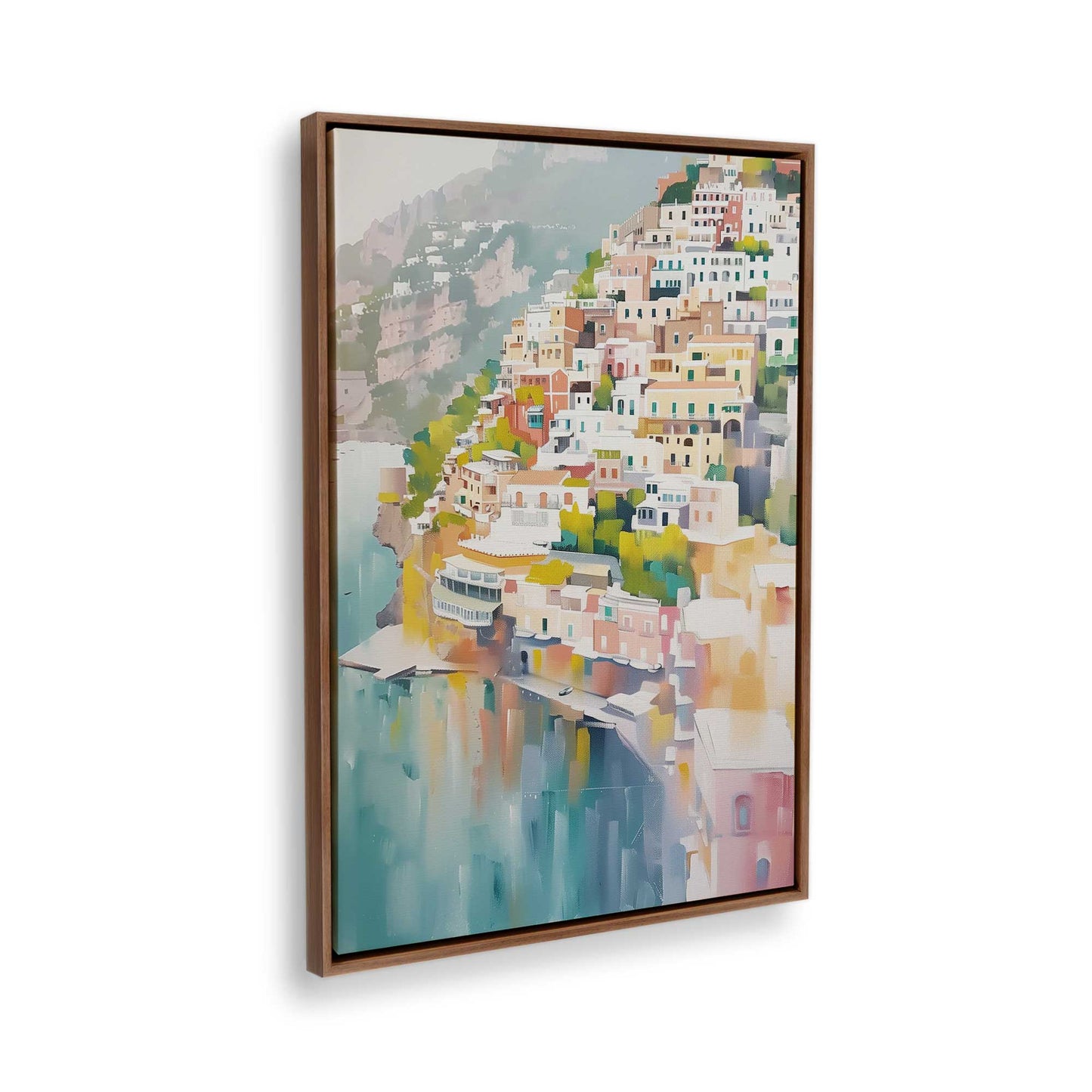[Color:Walnut], Picture of the corner of the art