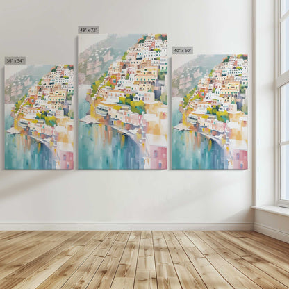 [Color:Stretched Canvas], Image showing the size comparisons