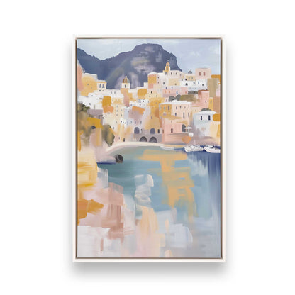 [Color:Opaque White], Picture of art in a White frame
