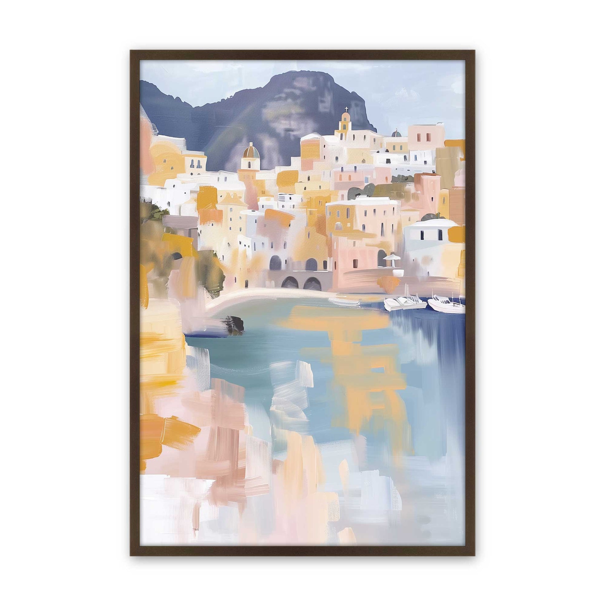 [Color:Belvinder Brown], Picture of art in a Belvinder Brown frame