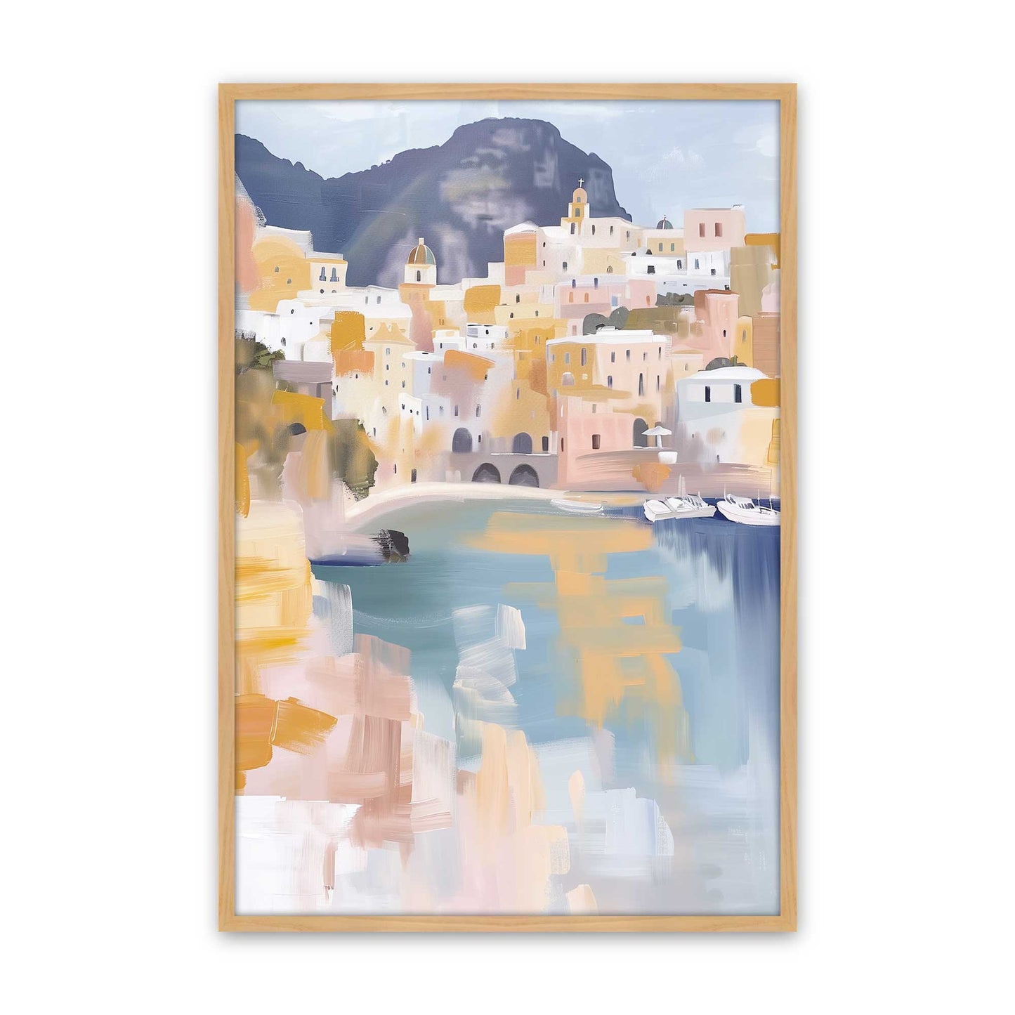 [Color:American Maple], Picture of art in a American Maple frame