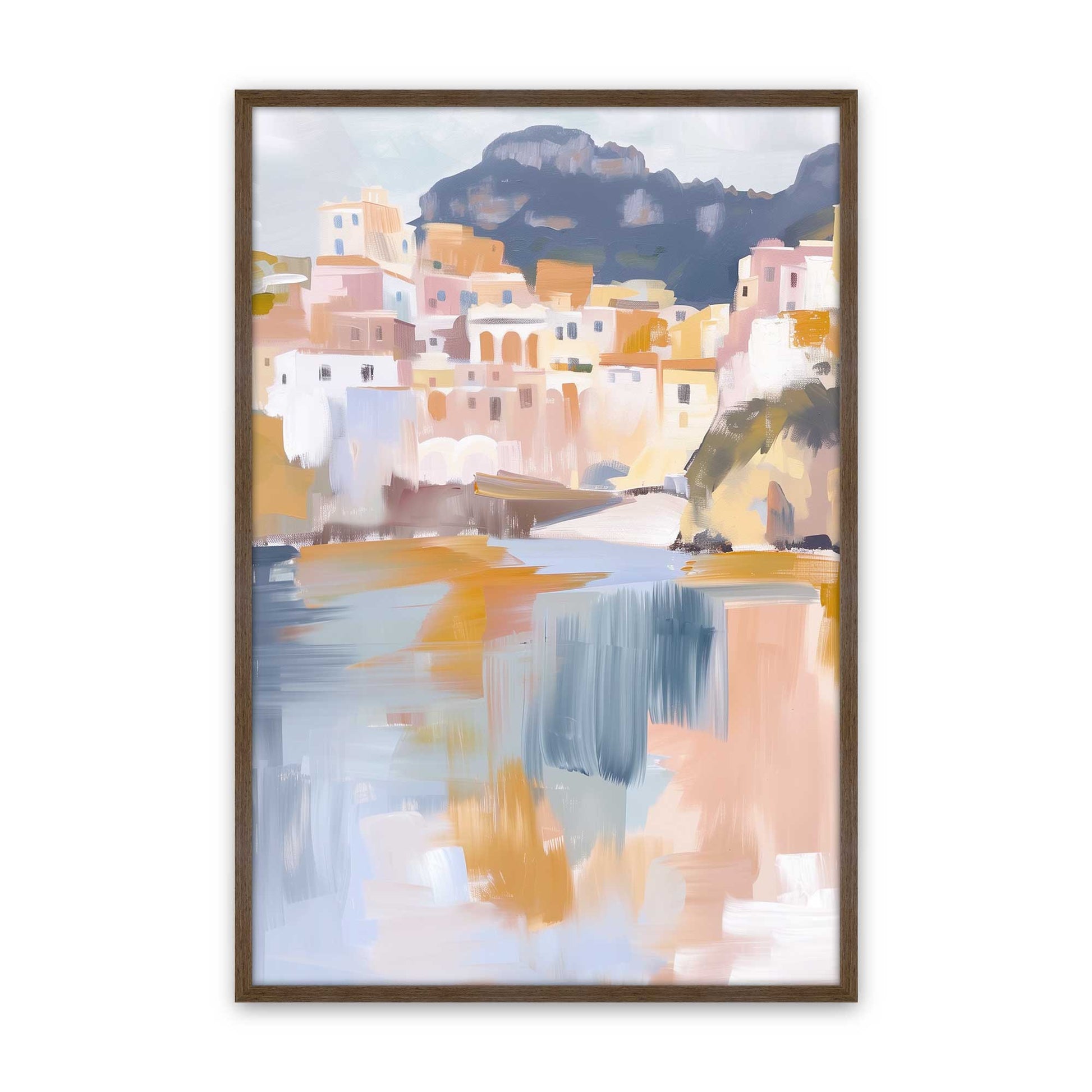 [Color:Walnut], Picture of art in a Walnut frame