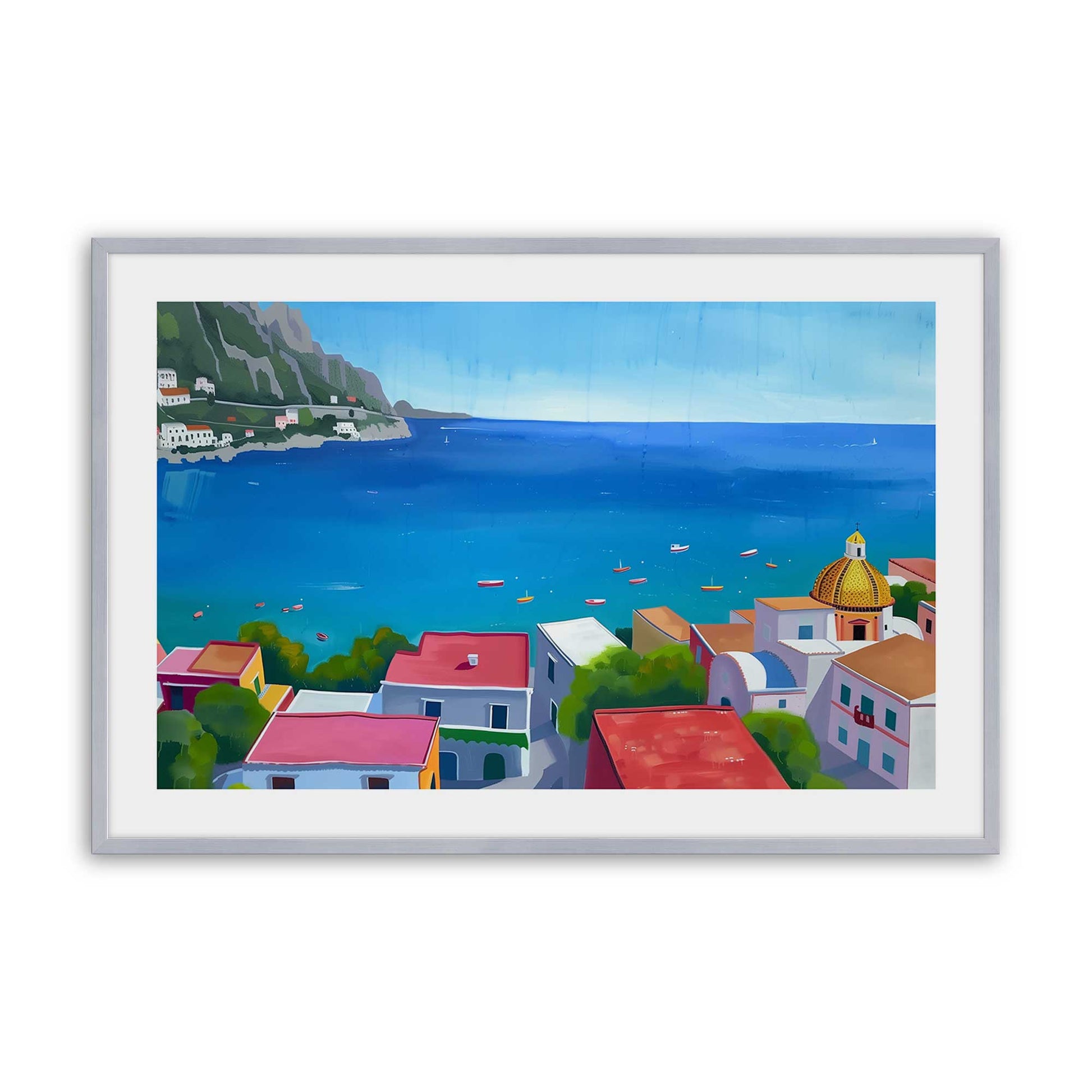 [Color:Polished Chrome], Picture of art in a Polished Chrome frame