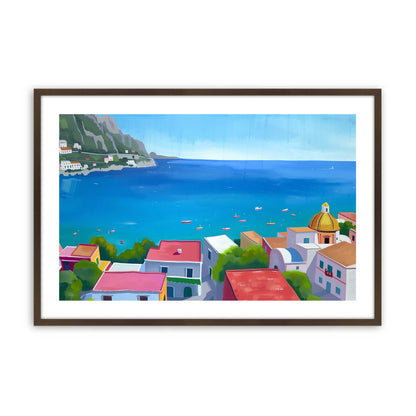 [Color:Belvinder Brown], Picture of art in a Belvinder Brown frame
