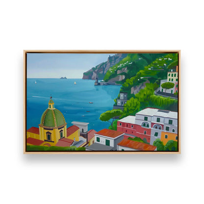 [Color:American Maple], Picture of art in a American Maple frame